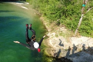 Bled: Guided Canyoning Tour with Transport
