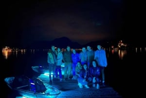 Bled: Geführte Kajaktour in einem transparenten Kajak