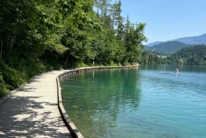 Bled: visita guiada a pie por el lago de Bled con tarta de crema