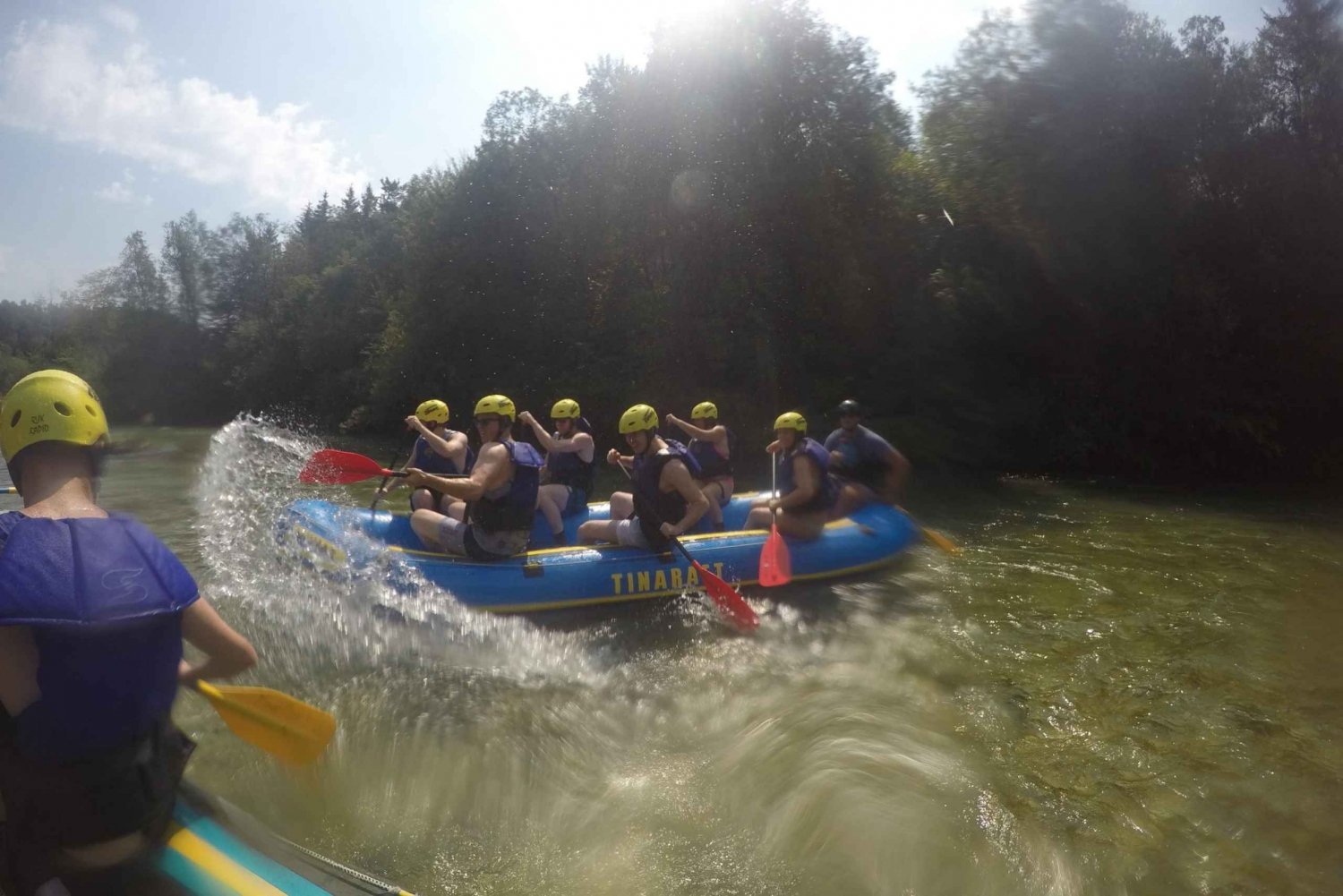 Bled: passeio de rafting e tirolesa