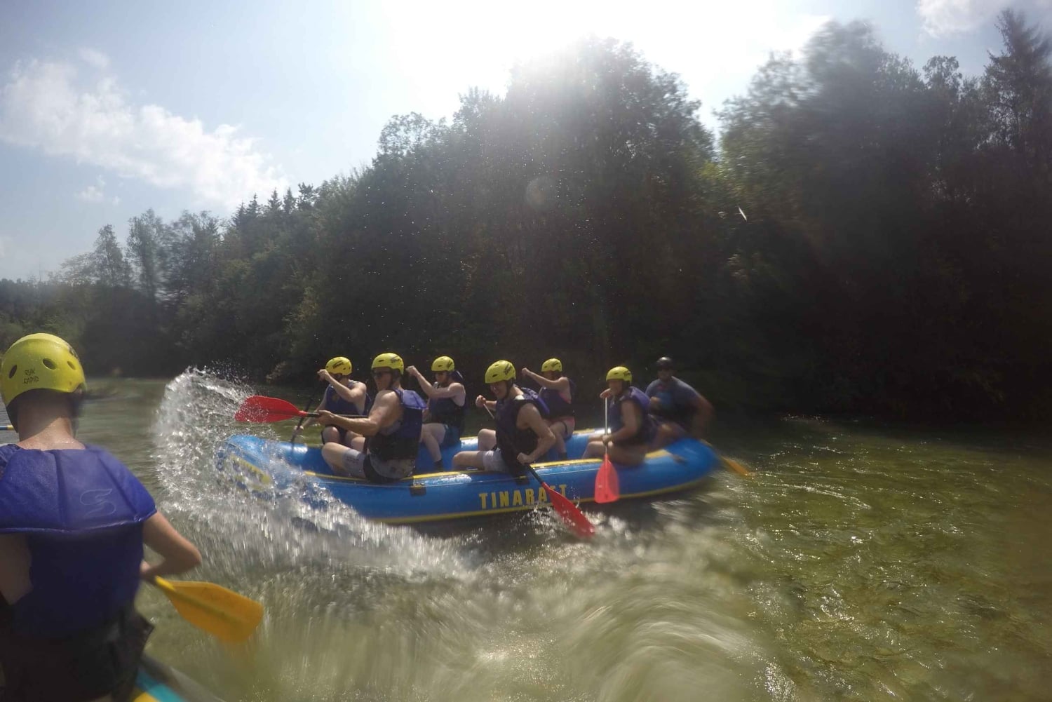 Bled: Rafting og zipline-tur