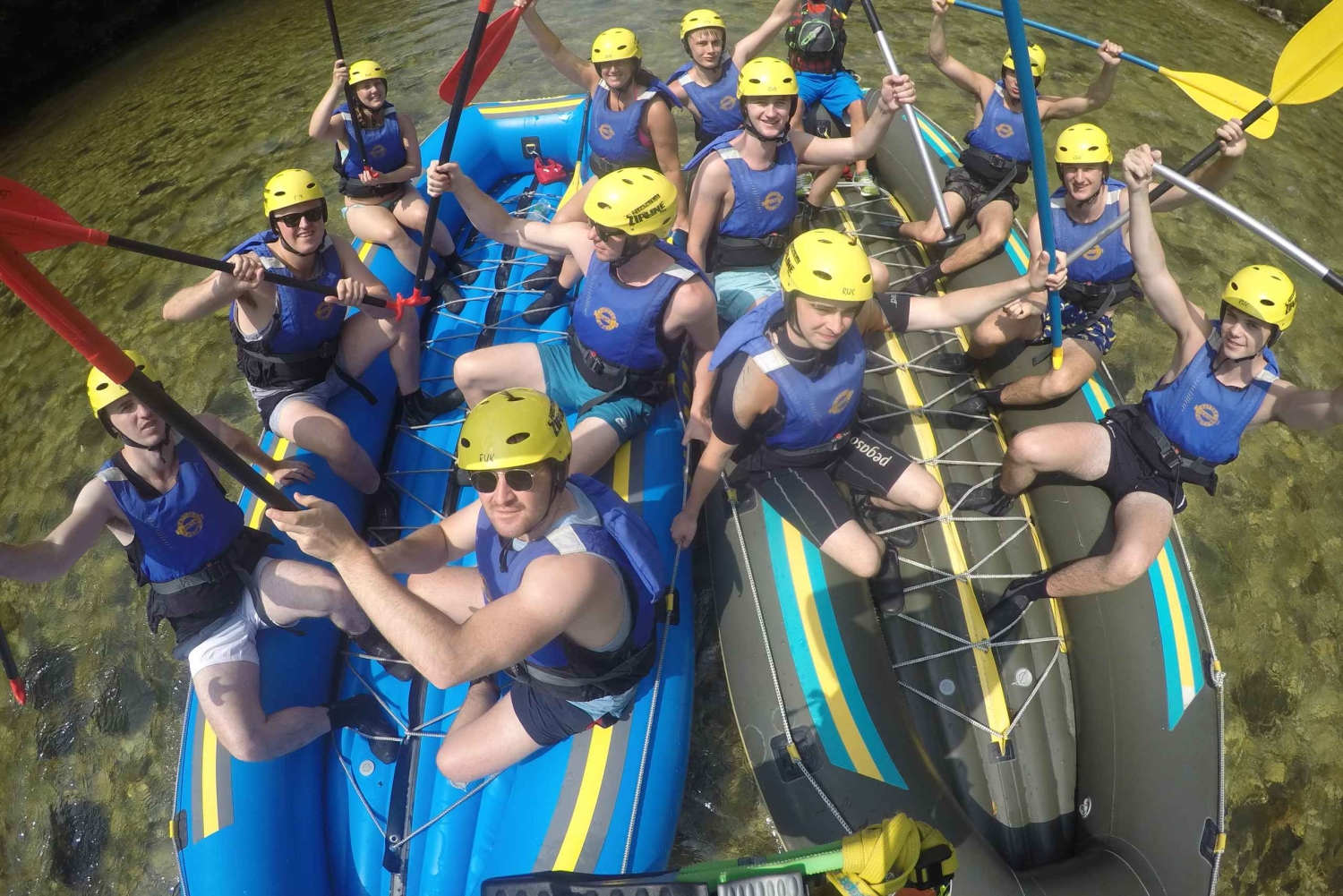 Bled: Rafting og zipline-tur