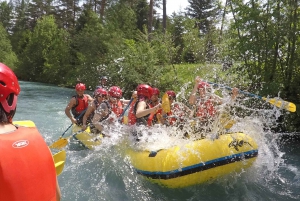 Lago Bled: Rafting en el río Sava con servicio de recogida del hotel