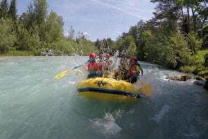 Lago Bled: Rafting en el río Sava con servicio de recogida del hotel