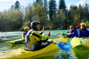 Bled: kajakkpadling på elven Sava