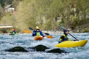 Bled: kajakkpadling på elven Sava