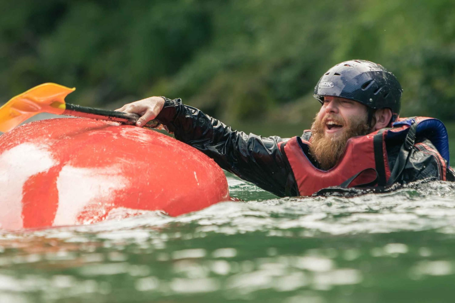 Bled: Kajakkpadling i elven Sava med 3glav