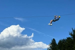 Bled: Zipline over elven Sava