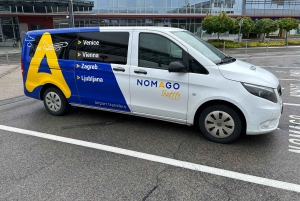 Bohinj-järvi: Bled Central: Kätevä kuljetus Bledin keskustasta/kyydistä