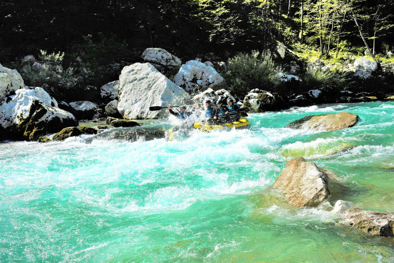 Bovec: Äventyrsrafting på Emerald River + GRATIS bilder