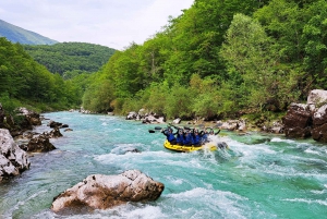 Bovec : Rafting aventureux sur la rivière Emeraude + photos GRATUITES