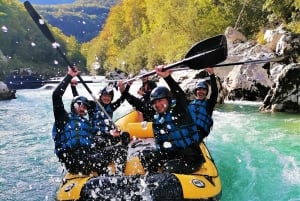 Bovec : Rafting aventureux sur la rivière Emeraude + photos GRATUITES
