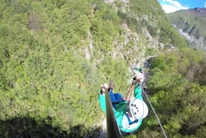 Bovec : Canyon Učja - Le plus long parc de tyroliennes d'Europe