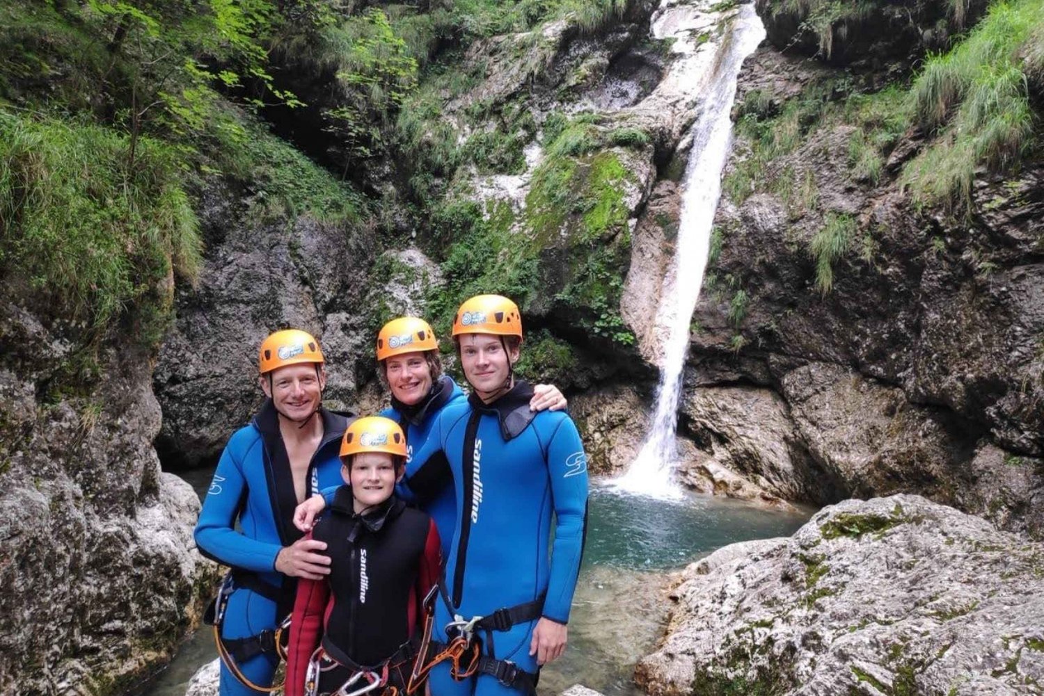 Bovec: canyoning no parque aquático natural Sušec