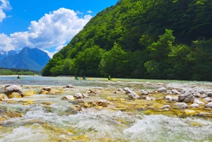 Bovec: Explore o rio Soča com um caiaque sentado no topo + foto GRATUITA