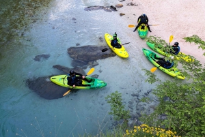 Bovec: Explora el río Soča en kayak sentado + foto GRATIS