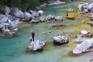 Bovec: hele dag raften met een picknick op de rivier de Soča