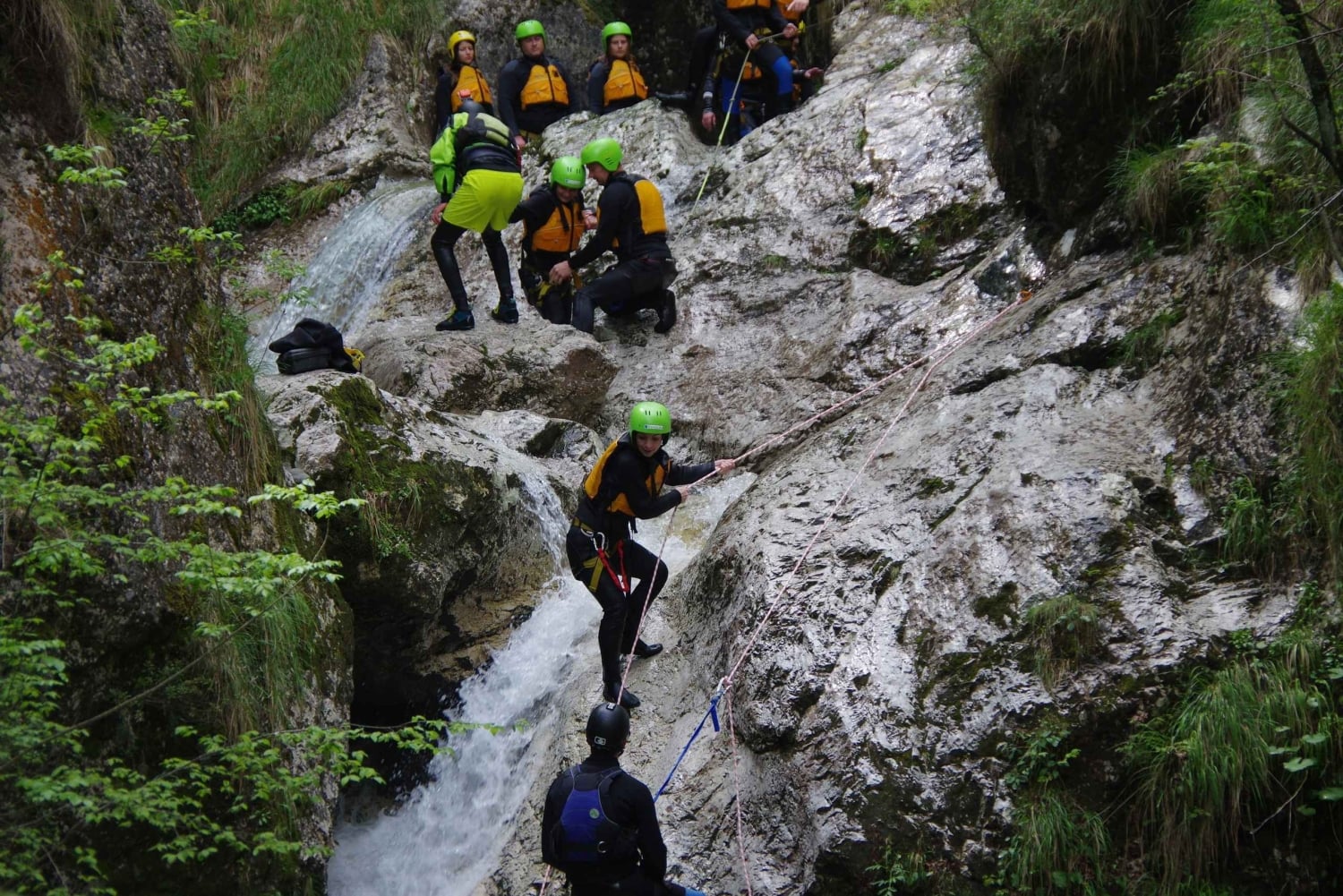 Bovec: Canyoning tocht van een halve dag