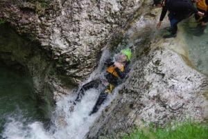 Bovec: Canyoning tocht van een halve dag
