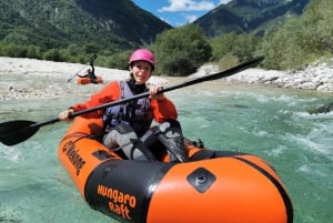 Bovec: PackRafting Tour auf dem Soca River mit Instruktor & Ausrüstung