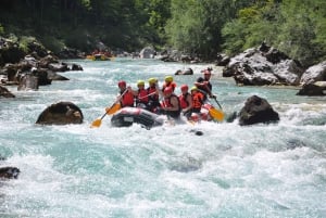 Bovec: Rafting na rzece Soča z transferami hotelowymi
