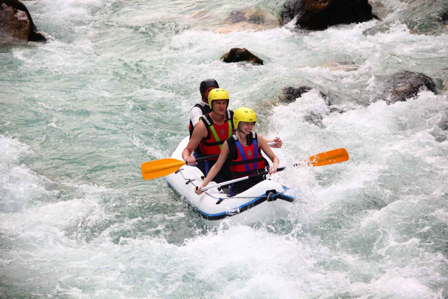 Bovec : Rafting privé sur la rivière Soča pour les couples