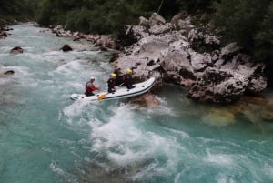Bovec: Privates Rafting-Erlebnis auf dem Fluss Soča für Paare