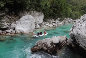 Bovec: Esperienza di rafting privato sul fiume Soča per coppie