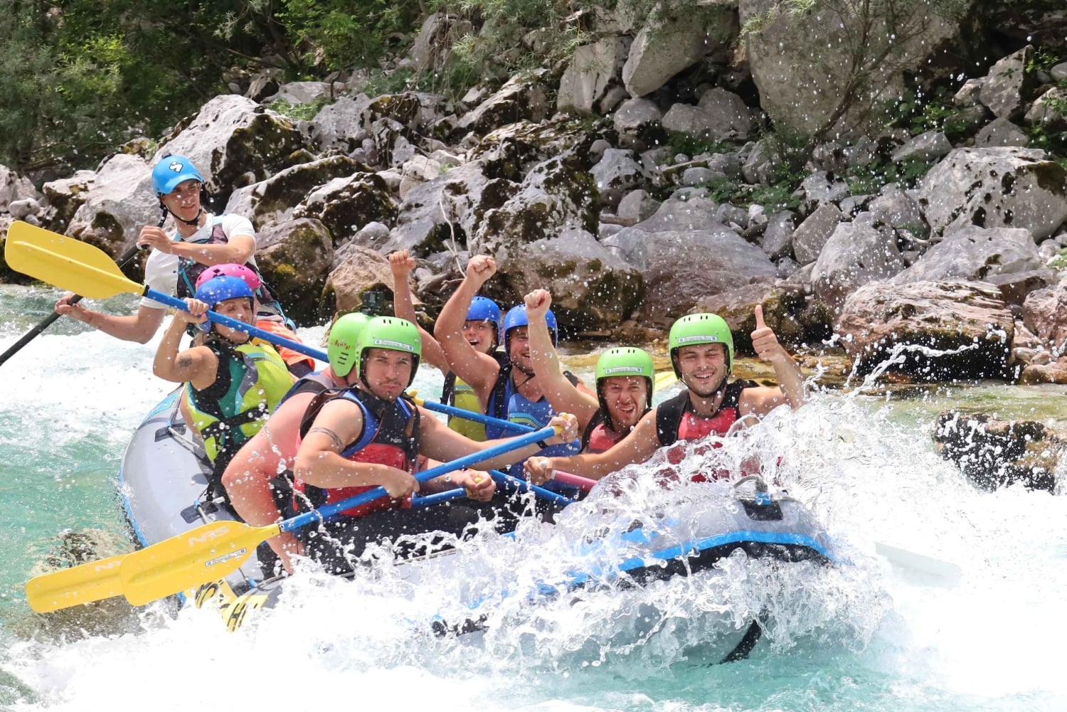 Bovec: Soča River Rafting Adventure med bilder og drikke