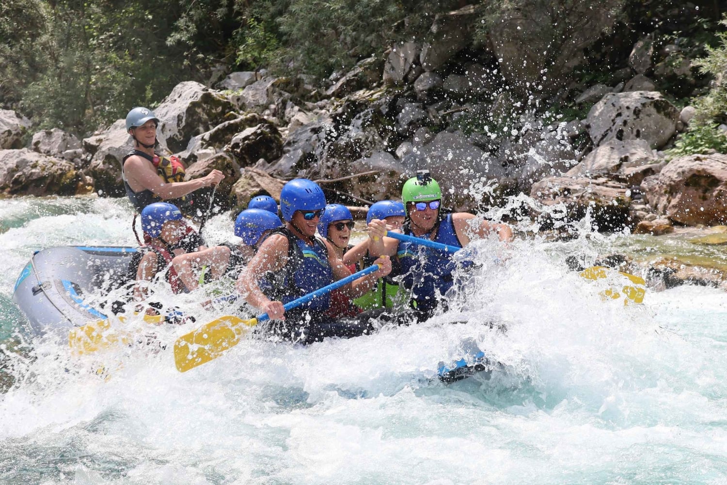 Bovec: Soča River Rafting Adventure med bilder og drikke