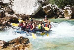 Bovec: Soča River Rafting Adventure med bilder og drikke
