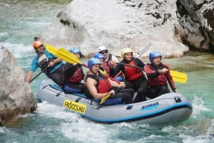 Bovec: Soča River Rafting Adventure med bilder og drikke