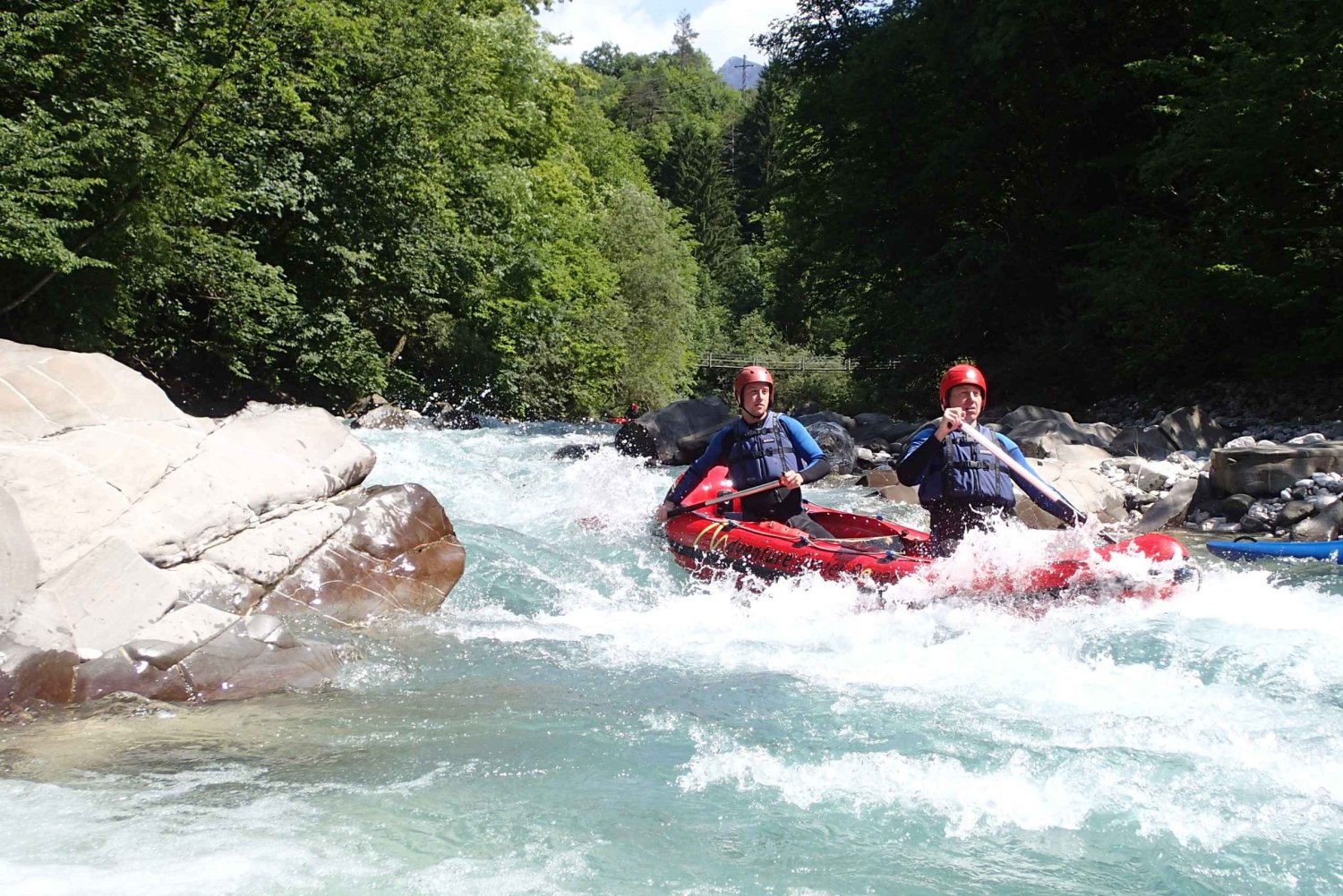 Bovec: Kanotpaddling i forsande vatten på floden Soča
