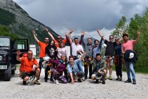 Bovec: Aventura de tirolesa sob a montanha Kanin