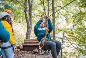 Bovec: Zipline-Abenteuer unter dem Berg Kanin