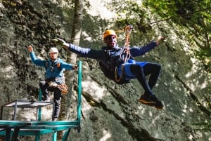 Bovec: Zipline-Abenteuer unter dem Berg Kanin