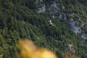 Bovec: Zipline-Abenteuer unter dem Berg Kanin