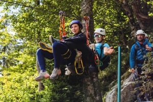 Bovec: Zipline-Abenteuer unter dem Berg Kanin