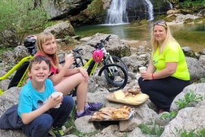 E-Bike-Tour zum Wasserfall Virje und Boka