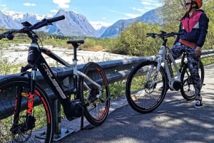 E-bike tour to Virje and Boka waterfall