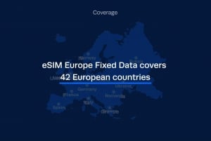 eSIM Europe Fixed Data for travelers | 1GB - 30GB