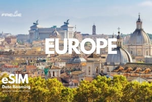 Europa Data eSIM: 0,5 GB/dia a 20 GB-30 dias