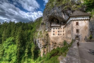 Van Bled: dagtrip Postojna-grot en kasteel Predjama