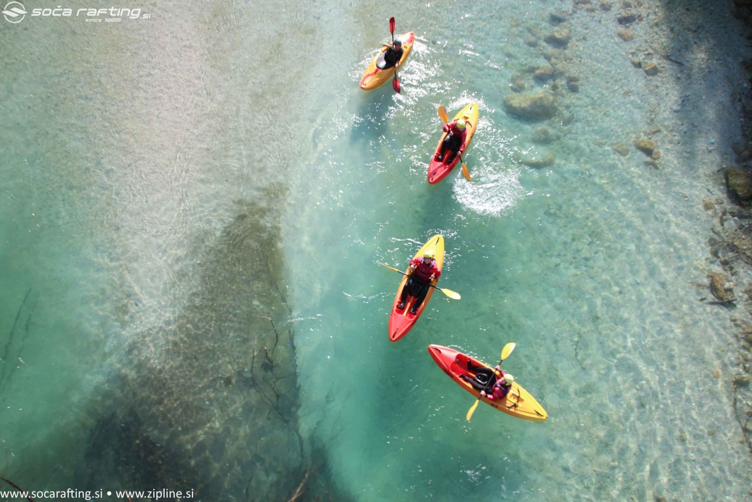 From Bovec: 2-Hour Kayak Course on the Soča River