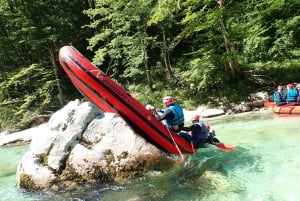 Da Bovec: Rafting mattutino economico sul fiume Isonzo