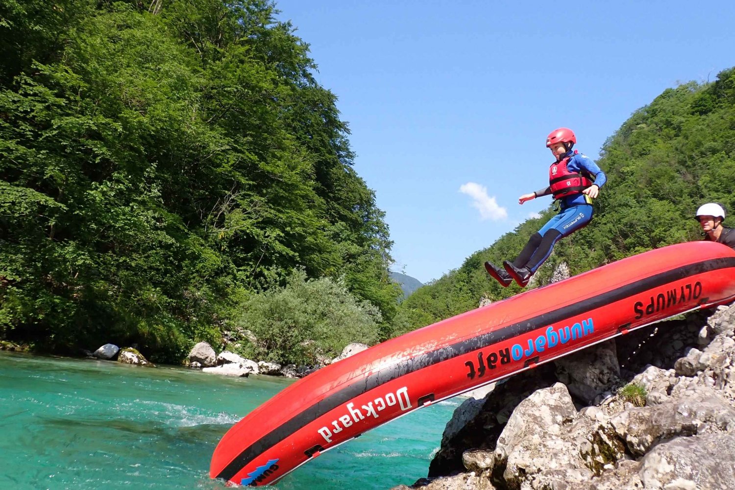 From Bovec: Premium Rafting on Soča River with Photo Service