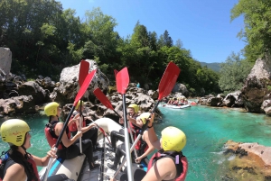 Depuis Bovec : Excursion en rafting sur la rivière Soča avec photos