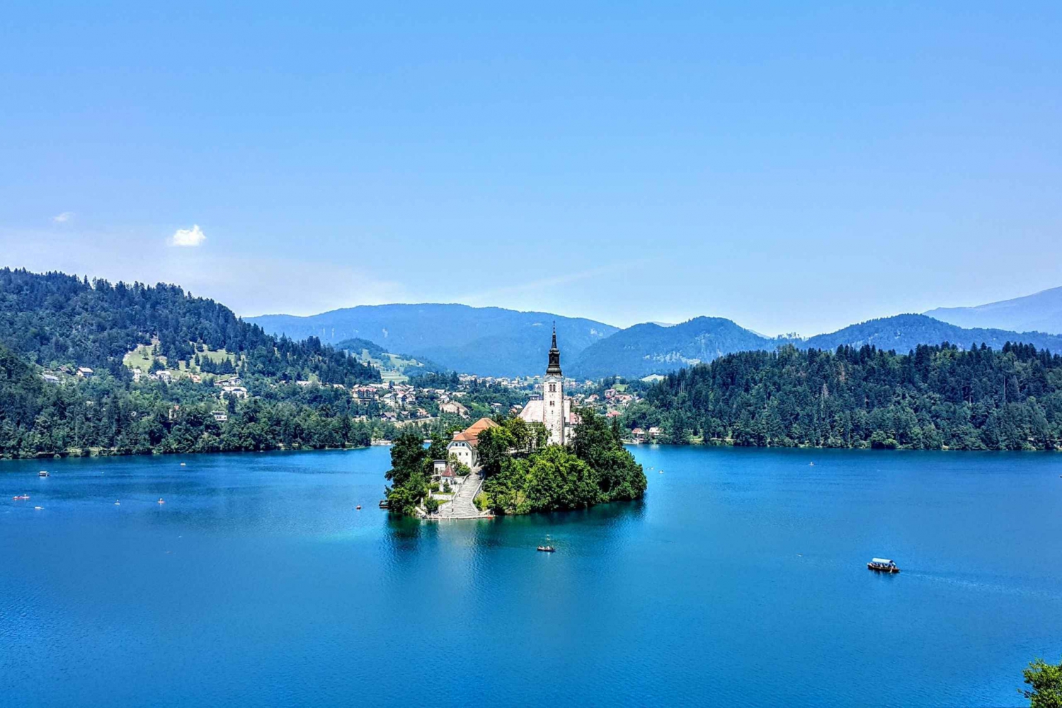 Van Koper: dagtocht naar het meer van Bled en Ljubljana