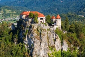 Из Любляны: озеро Блед, пещера Постойна и Предъямский замок.
