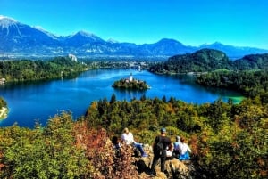 Z Lublany: Wycieczka nad jezioro Bled i zamek Bled